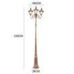 (H≈2.3M)Courtyard Street Lamp Community High Pole Lamp Outdoor Waterproof Lawn Lamp Villa Outdoor Retro Courtyard Lamp Landscape