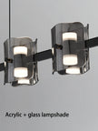 Modern Hanging Led Pendant Lights For Dining Room Kitchen Island long Bar Chandeliers decoration home decor Black light fixtures