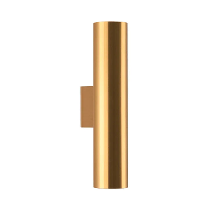 Minimalist Double Headed Cylindrical Wall Lamp Modern Indoor Lamps Background Wall Hallway Bedroom Light Up and Down Luminous
