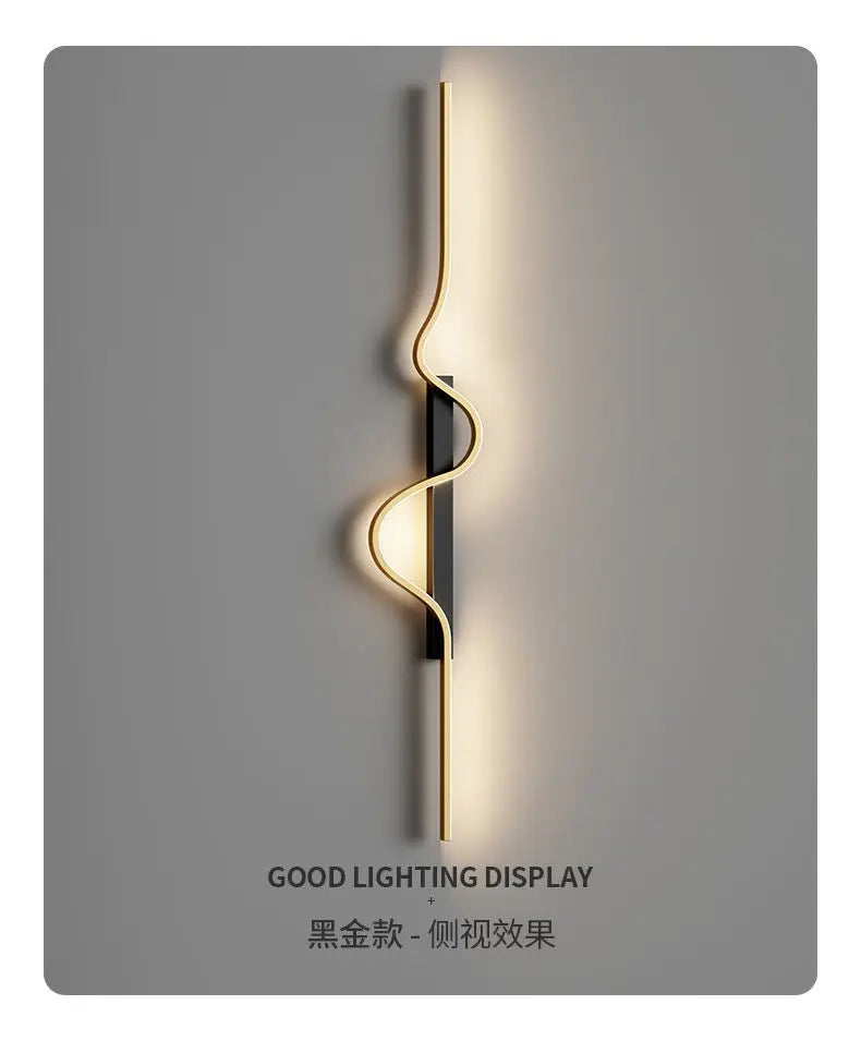 Modern Bedside Led Wall Lamps For Living Room Stairs Office Loft  Bedroom Interior Wall Light Fixture Wall Lamp Home Decr