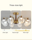 Modern LED Glass Ball Chandeliers Living Room Dining Table Salon Chandelier Bedroom Ceiling Chandelier Home Decoration Lighting