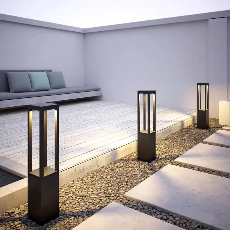 Lawn Light Modern LED Outdoor Waterproof Lamp Villa Garden Lawn Landscape Light Outdoor Porch Courtyard Aluminum Lawn Light