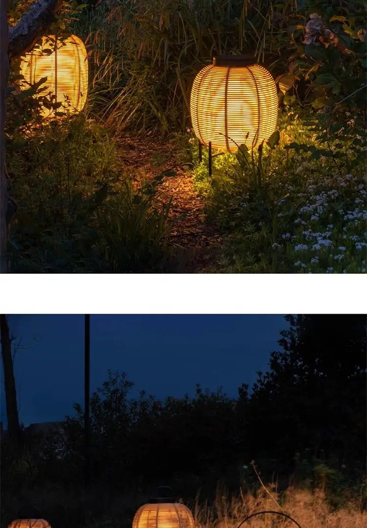 LED Solar Powered Handheld Light Outdoor Waterproof Courtyard Garden Lawn Landscape Decoration Atmosphere Lighting Fixtures
