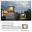 Solar Column Head Lamps Waterproof Courtyard Lamps Gate Pillar Lamps Wall Column Lamps Outdoor Villa Column Head Lamps