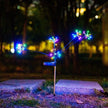 6/810 Heads Solar Light Waterproof Sparkling Stars LED Floral Firework 2 Modes Switching Ground Mounted Landscape Lighting