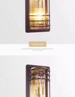 Outdoor Waterproof Wall Lamp - All Aluminum Moisture-Proof Decorative Lighting for Balcony Entrance Door Courtyard Garden