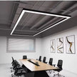 Modern minimalist geometric pendant lights, for dining room, gym, office, LED hollow office pendant lights