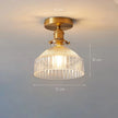 Modern Pendant Ceiling Lamp with Glass Shade for Kitchen Aisle Balcony Bedroom Home Art Deco Led Ceiling Lights Fixtures E27