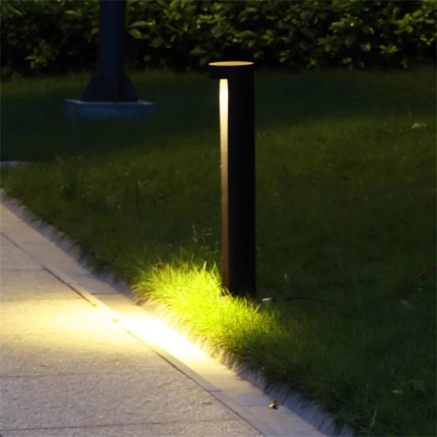 10W Outdoor Garden Landscape Path Light Waterproof Villa Backyard Lawn Bollard Lighting Square Exterior Lawn Column Light