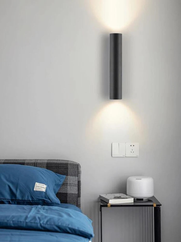 Nordic Interior Wall Led Light Modern Minimalist Aisle Stair TV Background Lamp Indoor Bedside Living Room Decoration Wall Light