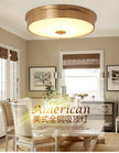 Nordic Modern Copper LED Ceiling Lights Fixtures Kitchen Hallway Balcony Round Ceiling Lamps Minimalist Lampara Gold Lighting
