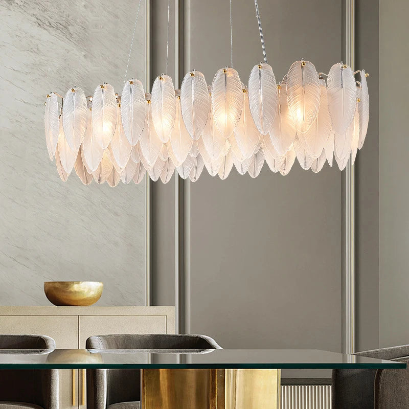 Modern dining room crystal chandelier kitchen LED ceiling chandelier living room crystal lamp home decor chandelier lighting