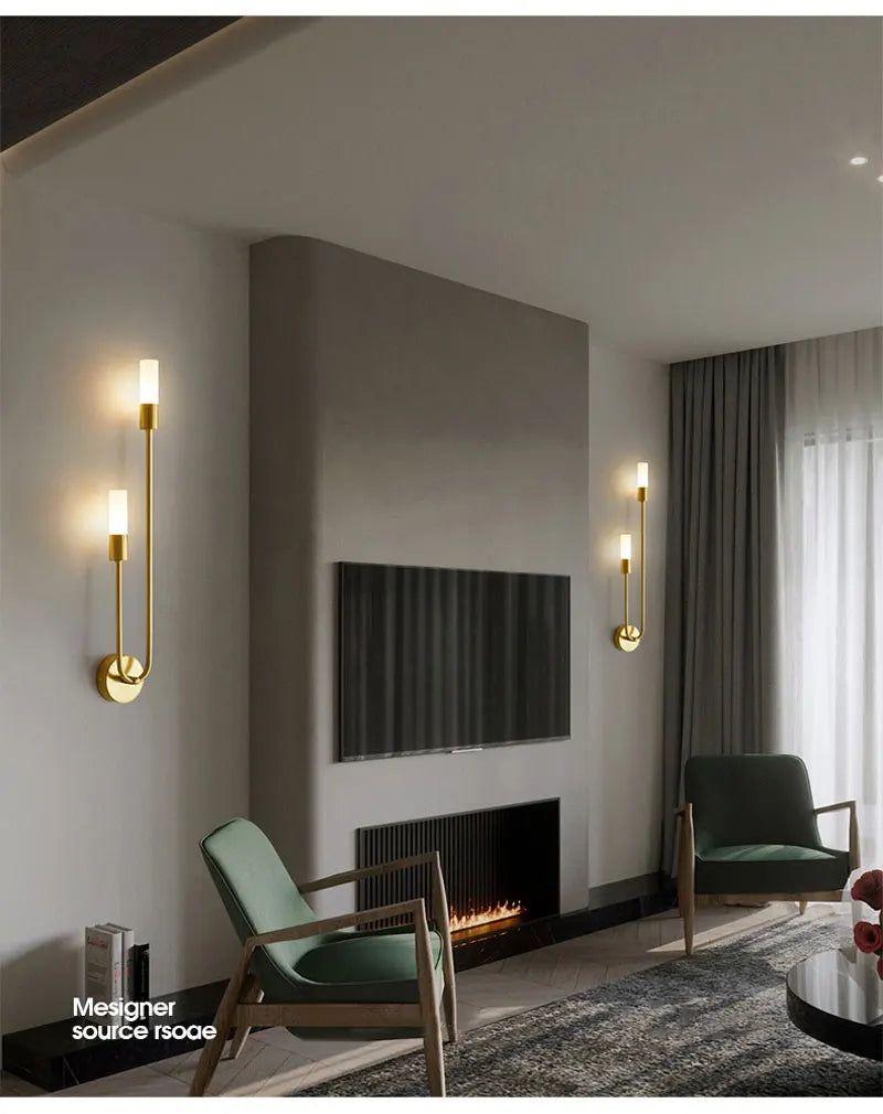 Modern LED Wall Lamps Wall Lighting Fixtures for Bedroom Living Room Indoor G9 Bulb LED Wall Sconce for Kitchen Dinning Room