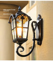 Outdoor Waterproof Wall Lamp For Garden Villa Gate Outdoor European-Style Courtyard Balcony Exterior Wall Lamp Retro Wall Lamp
