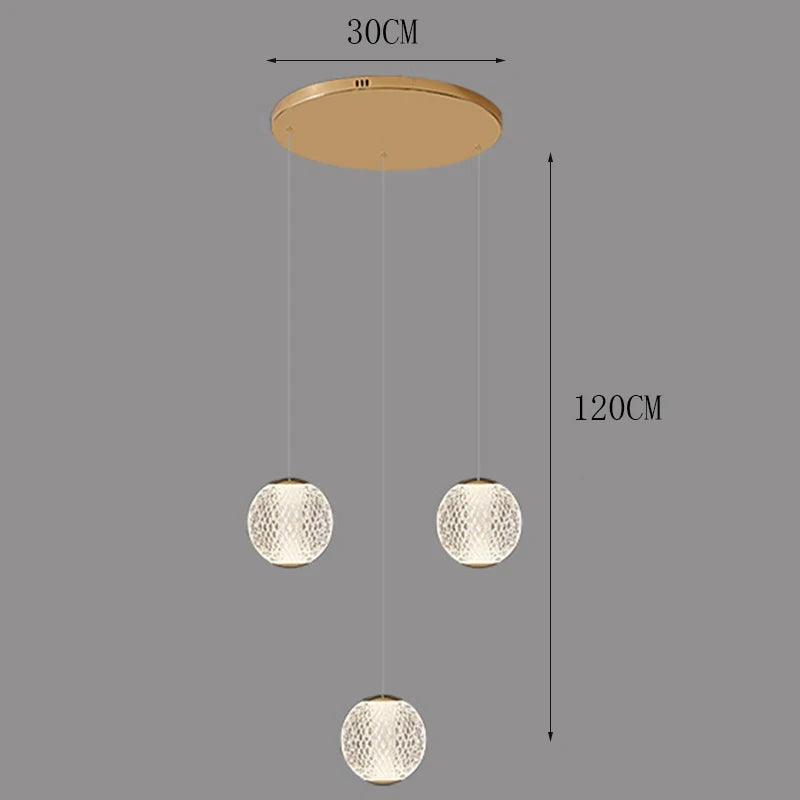Modern Stair chandelier Pendant lights indoor lighting Ceiling lamp hanging light led Chandeliers for living room indoor lightin