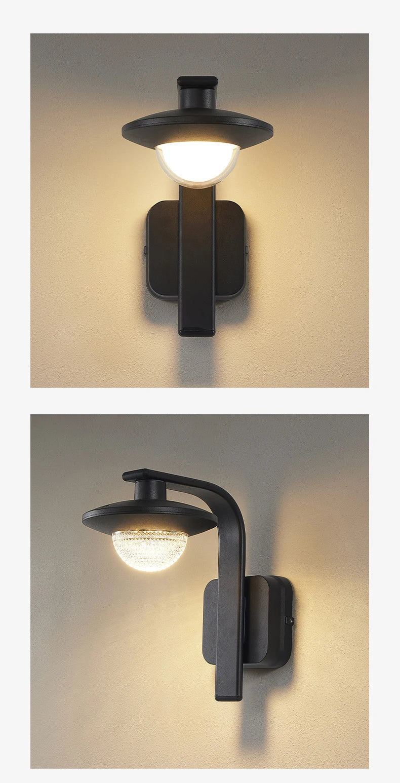 Waterproof LED Wall Light Creative Wall Light IP65 Courtyard Corridor Wall Decoration Modern Garage Balcony Atmosphere Light