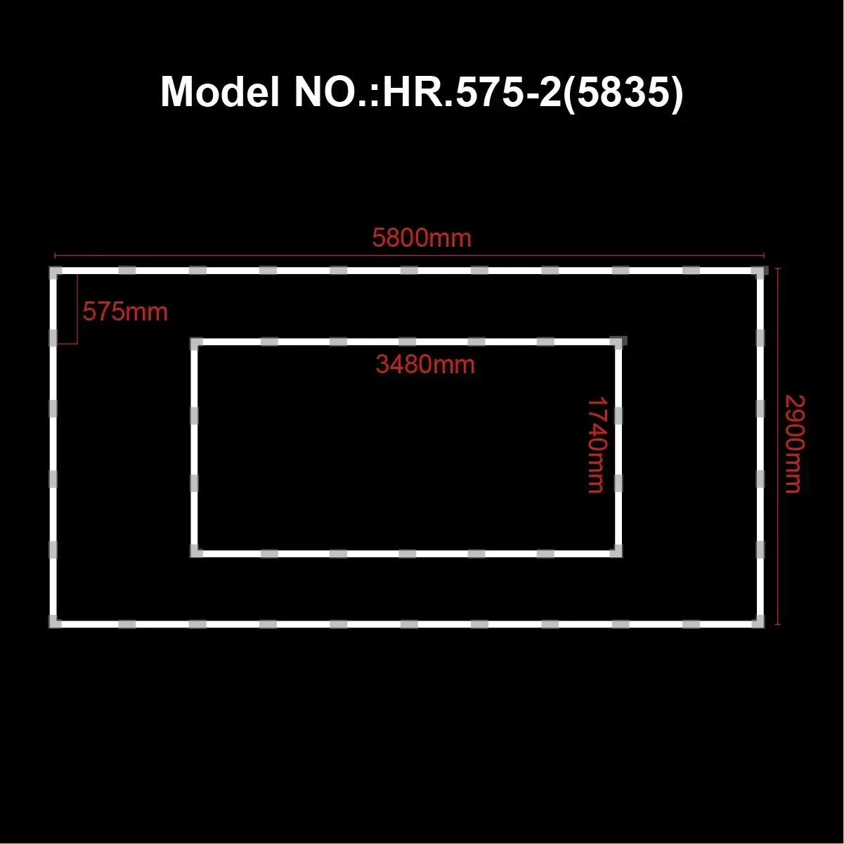 Office Extra Large Workshop LED Light 6500K Garage Ceiling Light Shop Light for Car Detailing Gym Supermarket Show  customized