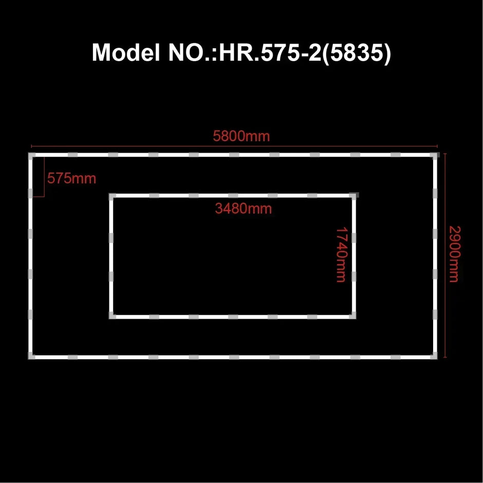 Office Extra Large Workshop LED Light 6500K Garage Ceiling Light Shop Light for Car Detailing Gym Supermarket Show  customized