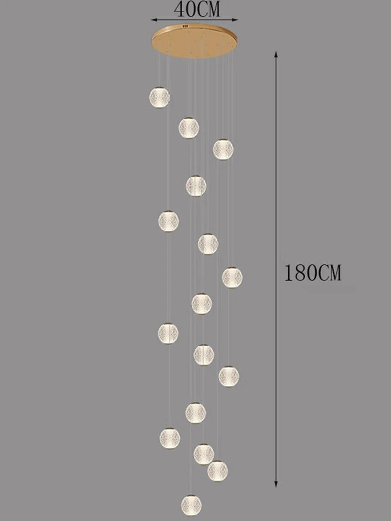 Modern Stair chandelier Pendant lights indoor lighting Ceiling lamp hanging light led Chandeliers for living room indoor lightin