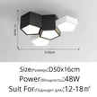 Nordic Designer Combination Honeycomb LED Indoor Ceiling Lamp,Remote Dimming Lustres Living Room Pendant Light Bedroom Decor