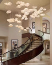 Nordic home decoration, stair chandelier, living room and dining room Pendant lights, ceiling light, indoor lighting