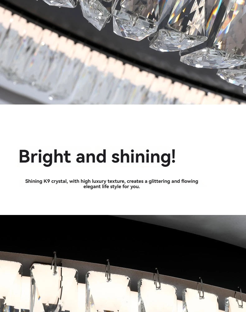 Light Luxury Modern Led Crystal Ceiling Ceiling Light Home Decoration Living Room Bedroom Dining Room Hotel Kitchen Lighting