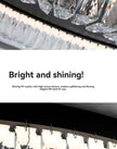 Light Luxury Modern Led Crystal Ceiling Ceiling Light Home Decoration Living Room Bedroom Dining Room Hotel Kitchen Lighting