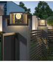 Solar Column Head Lamps Waterproof Courtyard Lamps Gate Pillar Lamps Wall Column Lamps Outdoor Villa Column Head Lamps