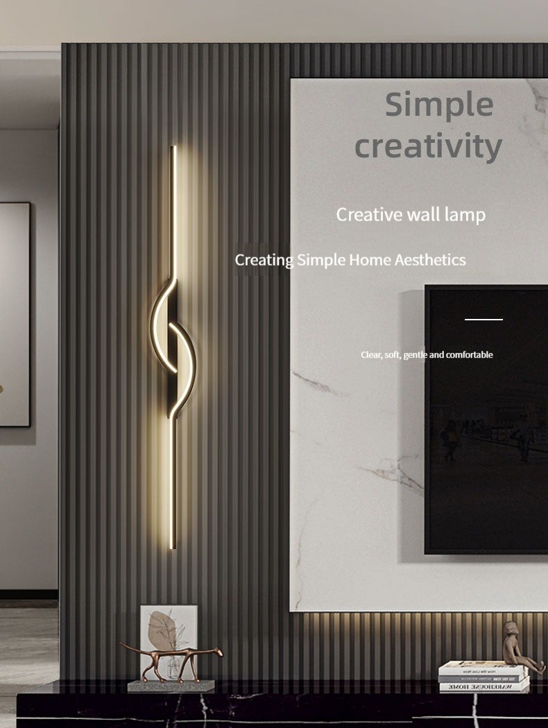 Led Bedside Wall Sconce Lamp For Living Room Bedroom Stair Modern Art Interior Wall Lights Light Fixture Night Lamps Home Decor