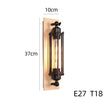 Retro Industrial Iron Wall Light Corridor Staircase Restaurant Loft Wall Sconce Bedroom Bedside Lamp Home Decor Indoor Lighting