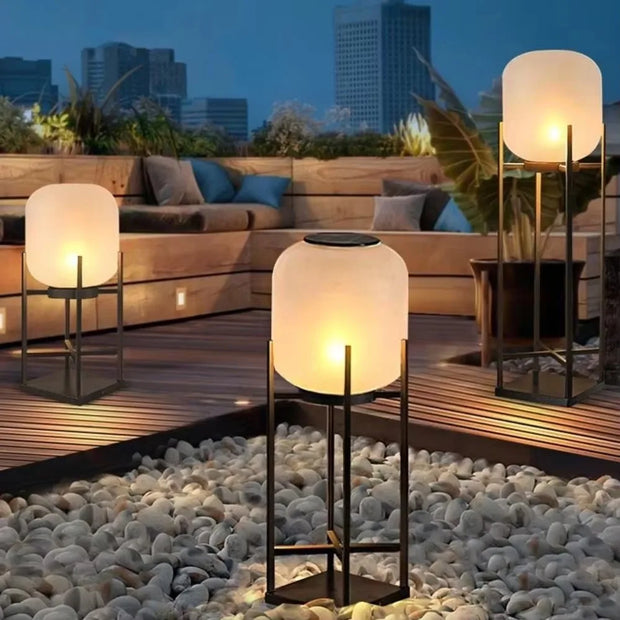 Solar Garden Villa Waterproof Lawn Garden Decorative Light Outdoor Floor Light