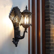 Outdoor Courtyard Pillar Entrance Waterproof Terrace Retro Courtyard Villa Exterior Wall Balcony Courtyard Wall Lamp
