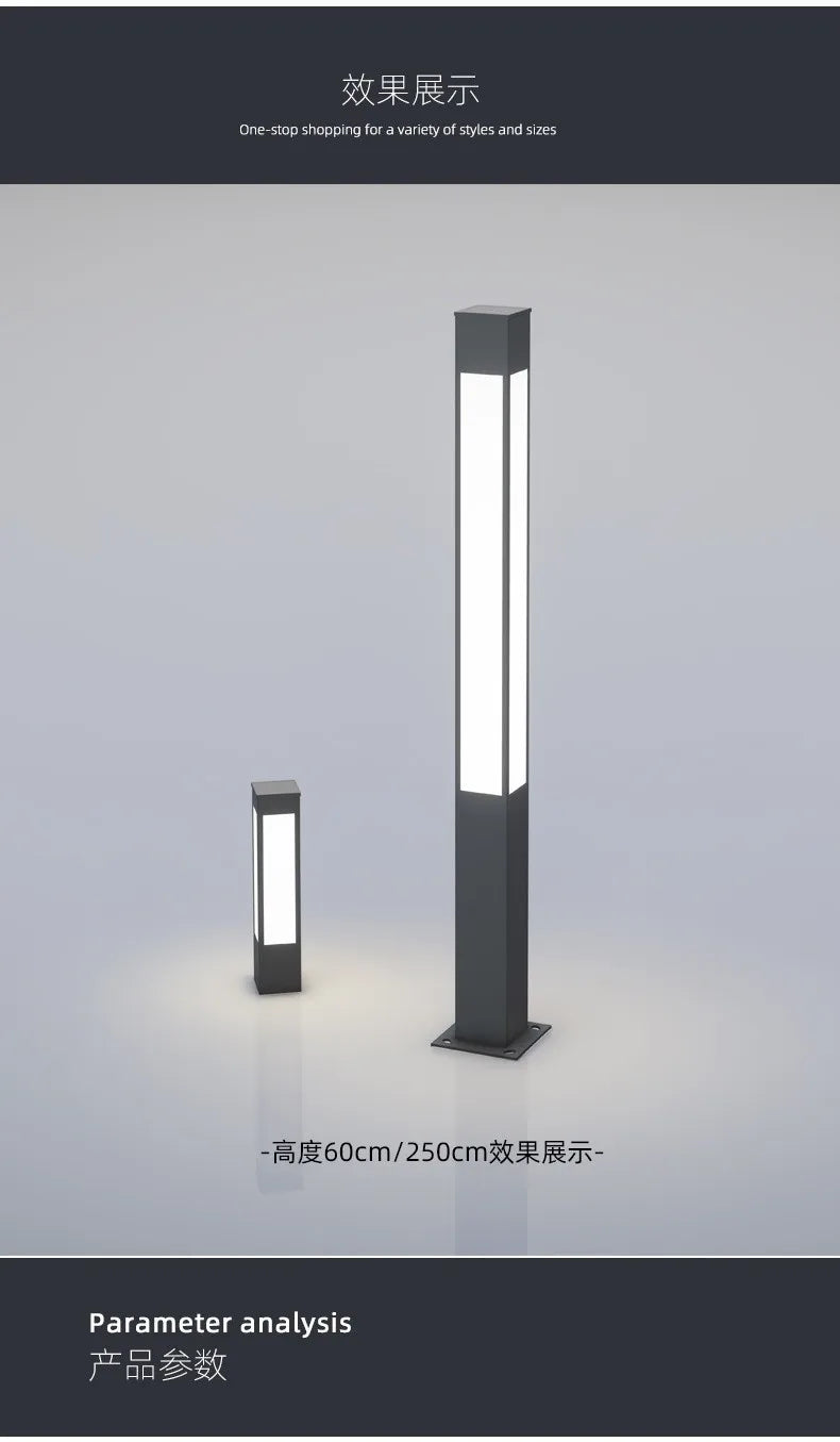 Landscape lights are connected to the community, garden landscape lights, and courtyard lights are now made of solar energy