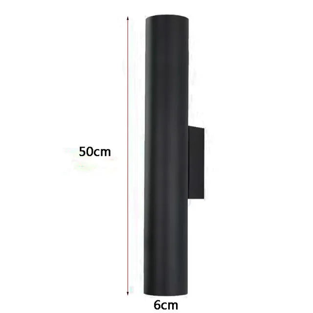 Modern Gold Pipe Wall Lamps Tube Light Home Decor Bathroom Bedroom Lamp Wall Sconces Led Mirror Light Loft Background lighting