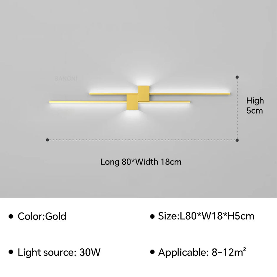 DINDALLED Modern LED Wall Lamp Bedside Sconce for Bedroom Living Room Hallway Home Decor