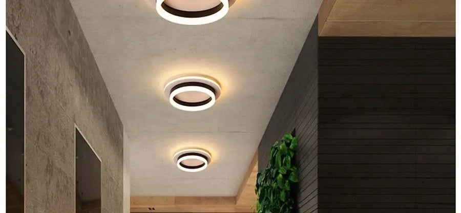 Modern LED Chandelier Indoor Lighting For Corridor Hallway Surface Mounted Acrylic Ceiling Light Dimmable Lamp Lustres HOME Deco