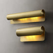 Post-Modern Designer Wall Lamp Minimalist Creative Living Room Hong Kong Style Light Luxury Copper Bedroom Decorative Wall Light