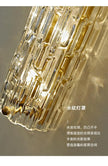 Nordic Cylindrical All Copper LED Wall Lamps Ripple Glass Lampshade Living Room Bedroom Restaurant Corridor Sconces Light