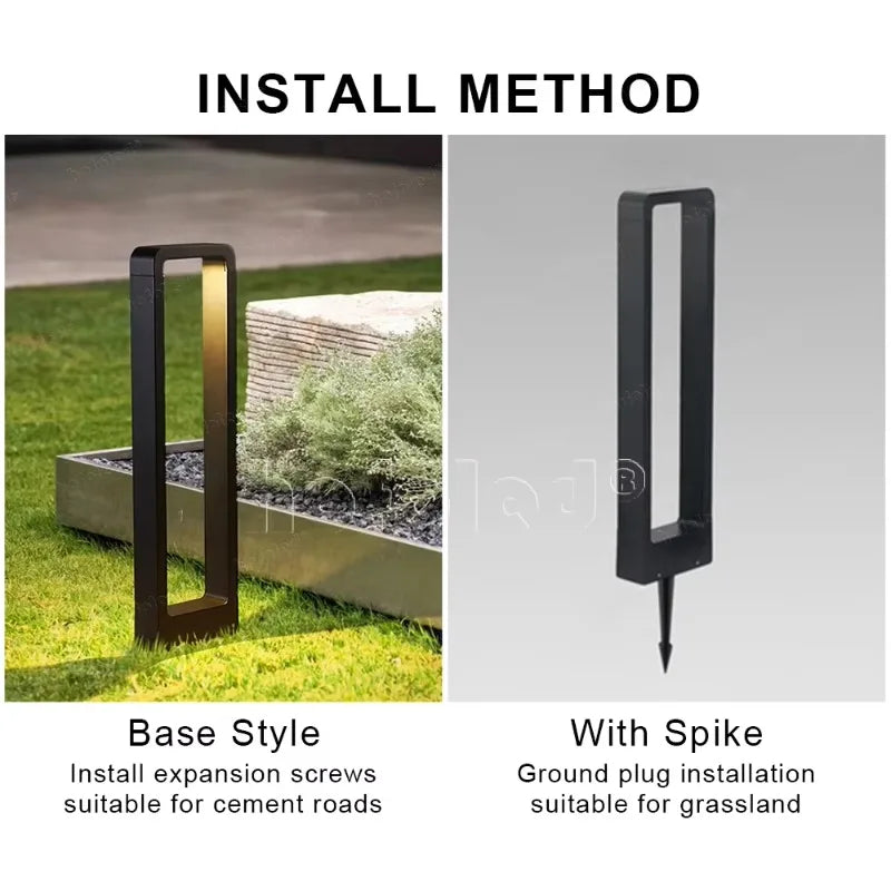 60Cm 80cm Waterproof Solar Garden Light Landscape Passage Highlighting Modern Light Emitting Diode Bollards Light