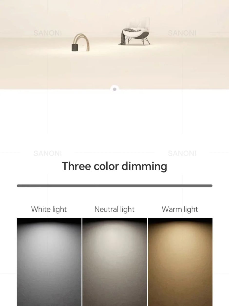 DINDALLED Modern LED Wall Lamp Bedside Sconce for Bedroom Living Room Hallway Home Decor