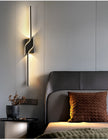 Modern LED Wall Light Minimalist Vertical Light Fixture Sleek Black Sconce For Living Room Bedroom Hallway Indoor Lighting Decor