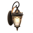 SANDIY Outdoor Wall Lights External Sconce Lamp LED Porch Luminaire Retro Balcony Patio Fence Lighting 220v 110v Glass Latern