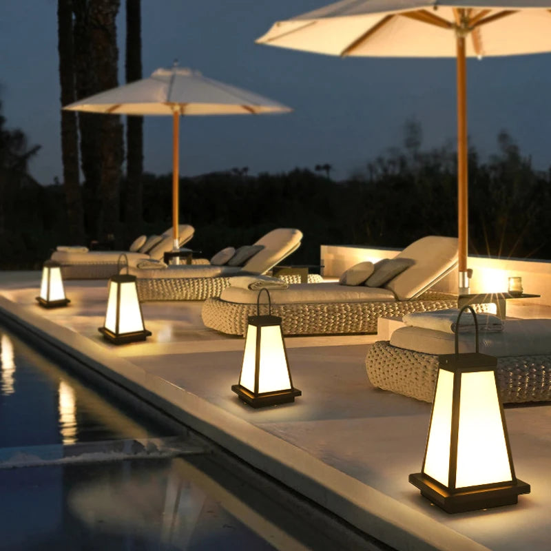 Outdoor Waterproof Courtyard Lawn Lamp Villa Garden Yard Floor Lamps Landscape Garden Japanese Garden Lawn Light