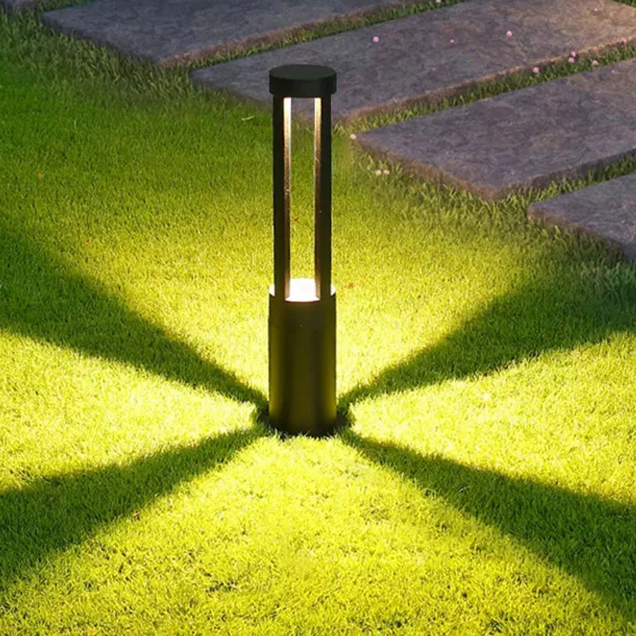 Outdoor Landscape Lawn Lamp Waterproof Villa Garden Courtyard Stand Pole Light Modern Park Community Post Lamp Led Bollard Light