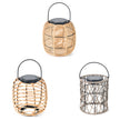 Solar Garden Light Ornaments 600mAh Imitation Rattan Lawn Projection Light Decor