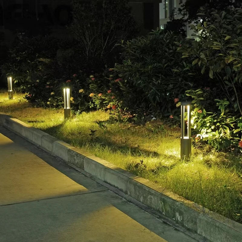 ASANZUO Outdoor Waterproof Lawn Lamp Aluminum Landscape Light Villa Garden Light LED Street Light Courtyard Standing Lamp