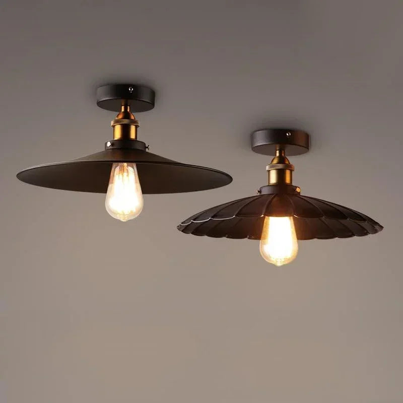DAMIASMIL Retro Ceiling Lamp for Living Room Dining Room Bedroom Corridor Entrance Ceiling Lights E27 Indoor Lighting Fixtures
