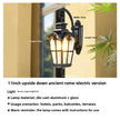 Outdoor Waterproof Wall Lamp For Garden Villa Gate Outdoor European-Style Courtyard Balcony Exterior Wall Lamp Retro Wall Lamp