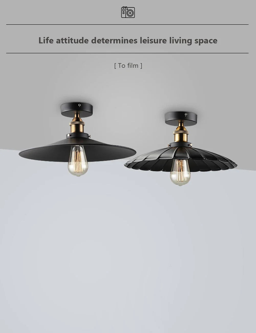 DAMIASMIL Retro Ceiling Lamp for Living Room Dining Room Bedroom Corridor Entrance Ceiling Lights E27 Indoor Lighting Fixtures
