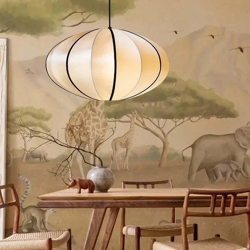 Restaurant pendant light, Japanese retro bedroom, tea room  homestay, new Chinese style living room, antique lantern